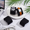 Faux Suede Bracelet/Watch Pillow Jewelry Displays FIND-WH0173-237B-4