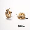 Shiny Women's Earrings with Hollow Design OK1604-1-1