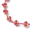 Glass Seed Beaded Bracelets for Women BJEW-MZ00216-02-3
