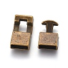 Tibetan Style Snap Lock Clasps MLF11313Y-NF-3