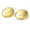 304 Stainless Steel Exaggerated Round Threaded Stud Earrings EJEW-U001-02G-2