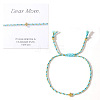 Mother's Day Adjustable Brass Bead Braided Bead Bracelets YE2550-11-1