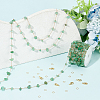 DIY Natural Green Aventurine Jewelry Set Making Kit DIY-WR0004-16A-3