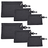  6Pcs 3 Style Oxford Cloth PVC Waterproof Coating Bag AJEW-NB0002-41-1