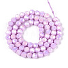 Anti-Tarnish Electroplate Glass Beads Strands EGLA-T021-6mm-15-02-2