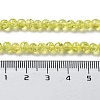 1 Strand Transparent Crackle Glass Round Beads Strands X-CCG-Q001-4mm-04-3
