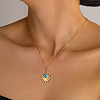 Brass Pendant Necklaces ZR8847-3