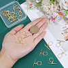 20 Bags Brass Toggle Clasps KK-ME0003-88-3