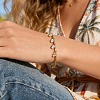 304 Stainless Steel Pave Cubic Zirconia Charm Bangles SA-CBA8C9C-08G-2