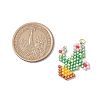 Beaded Cactus Charms PALLOY-MZ00455-2