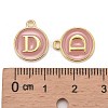 Golden Plated Alloy Enamel Charms LS-ENAM-S118-07D-3