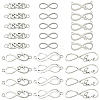 30Pcs 6 Styles 201 Stainless Steel & Alloy Connector Charms STAS-YW0003-10-2