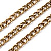 Oxidation Aluminum Cuban Link Chains CHA-S002-03G-1