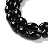 Natural Black Onyx Agate(Dyed & Heated) Beads Strands G-NH0019-C05-09-4