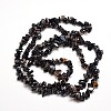 Natural Black Onyx Chip Bead Strands Dyed & Heated LS-G-M205-43-2