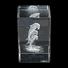3D Laser Engraving Animal Glass Figurine DJEW-R013-01F-4