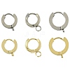 16Pcs 201 Stainless Steel Huggie Hoop Earrings Findings STAS-FS0002-26B-1