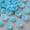 Transparent Frosted Acrylic Bead Caps MACR-S371-04A-755-1
