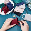 HOBBIESAY 24Pcs 6 Colors Velvet Jewelry Drawstring Bags TP-HY0001-05A-3