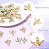 15Pcs 3 Colors Alloy Enamel Pendants ENAM-YW0004-78A-4