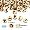 Light Gold Alloy Enamel Beads ENAM-CJ0002-14-2