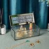 Tin Jewelry Box OBOX-WH0007-09-5