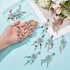 12Pcs Alloy European Dangle Charms PALLOY-PH01732-3