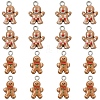 16Pcs 2 Styles Christmas Theme Opaque Resin Pendants RESI-YW0005-25-1