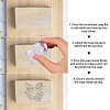 Clear Acrylic Soap Stamps DIY-WH0445-011-5