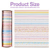 20 Rolls Paper Adhesive Tape Set DIY-TAC0023-42C-4