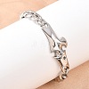 Stainless Steel Link Bracelets BJEW-D379-19P-5