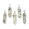 Natural Sesame Jasper Pointed Pendants X-G-M378-01P-A11-1