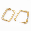 Rectangle Hoop Earrings for Girl Women EJEW-N099-002LG-NF-3