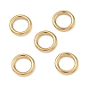 Ion Plating(IP) 304 Stainless Steel Closed Jump Rings STAS-G393-06G-01-1
