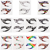 11Pcs 11 Styles Luminous Removable Temporary Water Proof Tattoos Paper Stickers Set DIY-GF0010-79-1