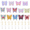 DIY Butterfly Dangle Earring Making Kit DIY-TA0006-34-9