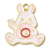 Zinc Alloy Enamel Pendants ENAM-Z005-01D-G-1