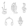 Unicraftale 5Pcs 5 Style 304 Stainless Steel Pendants STAS-UN0042-15-1