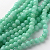 Natural & Dyed Jade Beads Strands GSR055-1