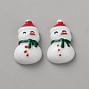 Christmas Opaque Resin Decoden Cabochons DIY-WH0430-833A-1