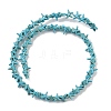 Synthetic Turquoise Dyed Beads Strands GG-CBA2BD3-01B-2