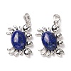 Natural Lapis Lazuli Pendants G-D469-01P-15-2
