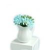 Resin Milk Bottle Flocking Flower Dessert Model PW-WG09933-05-1