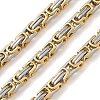 201 Stainless Steel Byzantine Chains SA-CBA46AF-02C-PG-1