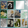 Square Tinfoil Paper Sheets for Craft Engraving DIY-WH0671-302A-01-5