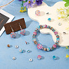 66Pcs 5 Styles Polymer Clay Pave Rhinestone Beads DIY-TA0013-93-7