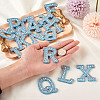 Alphabet Resin Rhinestone Patches DIY-TAC0005-45F-6