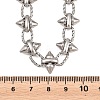 304 Stainless Steel Spiked Cone Link Chain Necklaces for Women SA-H001-22P-4