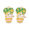 Animal Forest Theme Zinc Alloy Enamel Pendants LS-FIND-Z065-01G-1