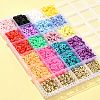DIY Heishi Polymer Clay Beads Jewelry Making Finding Kit DIY-FS0005-94D-7